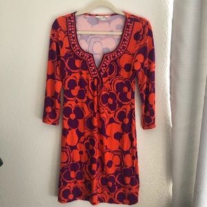 Boden Beaded Floral Dress US 6